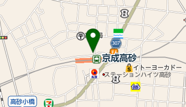 レストランヨシイの地図画像