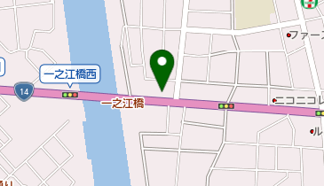 エースニットプリントの地図画像