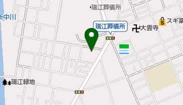 玉光理化硝子の地図画像