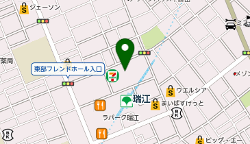 江戸川区 東部フレンドホールの地図画像