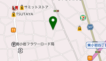 日本将棋連盟小岩支部道場の地図画像