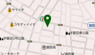 カトリック葛西教会の地図画像