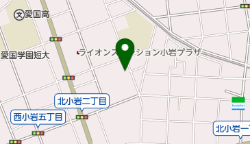 小岩栄光キリスト教会の地図画像