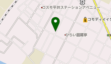 中尾クリーニング店の地図画像