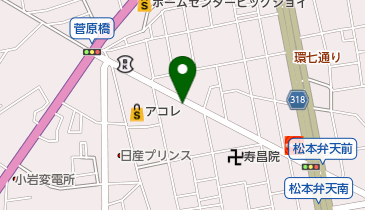 白洗舎の地図画像
