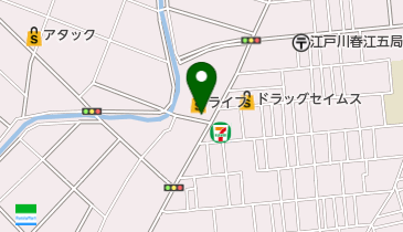 ポニークリーニング ライフ船堀店の地図画像