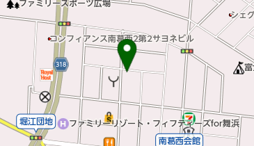 洗い屋本舗南葛西店の地図画像