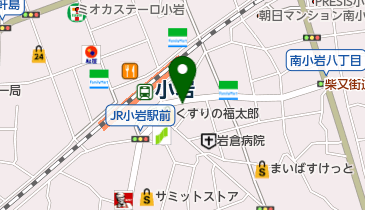 Nalelu 小岩ショールームの地図画像