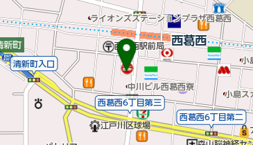 有限会社西葛西コンタクトの地図画像