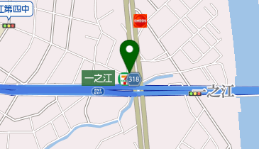 K.T.S一之江店の地図画像