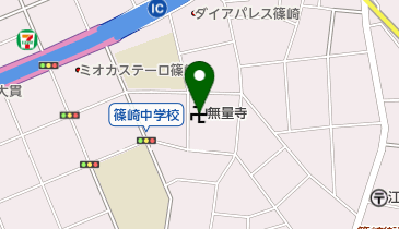 無量寺の地図画像