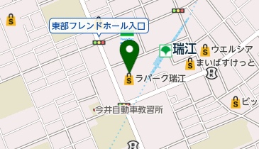 スタジオアリス ラパーク瑞江店の地図画像