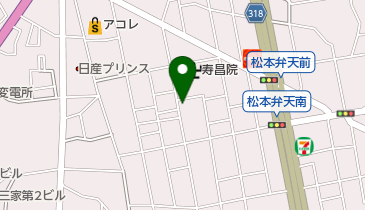 有限会社美篶堂の地図画像
