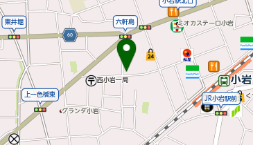 柳屋染物店の地図画像