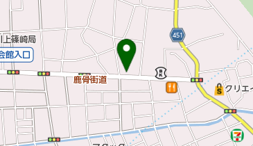 川原動物病院の地図画像