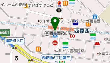 東日本住宅株式会社 西葛西営業所の地図画像