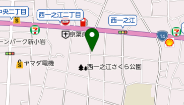 京葉模型店の地図画像