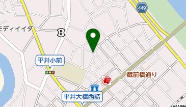 ヘアーサロンサトウの地図画像
