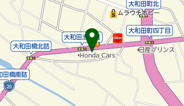 カトウフォトの地図画像