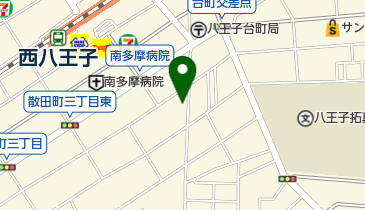 西八ガラスの地図画像