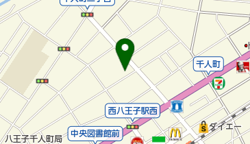 エール家庭教師塾西八王子教室の地図画像