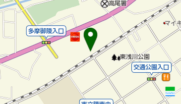八王子陵南弓道場の地図画像