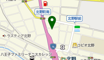 八王子市 北野児童館の地図画像