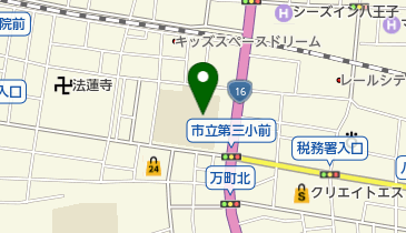 八王子市 寺町学童保育所の地図画像