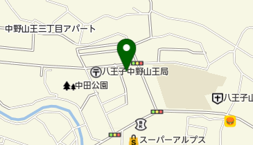 八王子市 中野児童館の地図画像