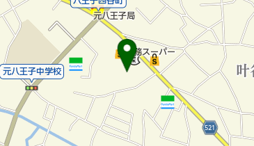 八王子市 元八王子児童館の地図画像