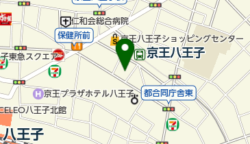 有限会社あおやぎクリーニング 京王八王子店の地図画像