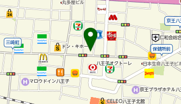 和真メガネ八王子店の地図画像