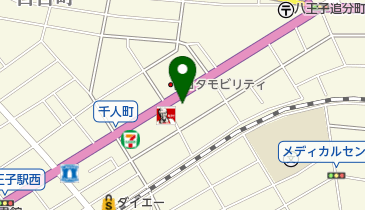 伊勢屋京呉服店の地図画像