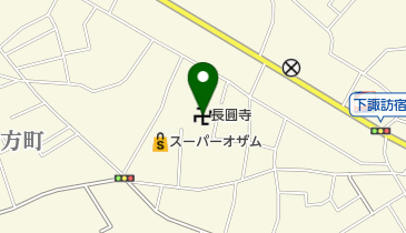 長圓寺の地図画像