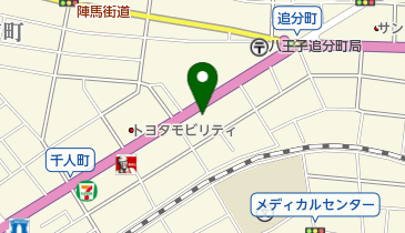 近江屋食料品店の地図画像
