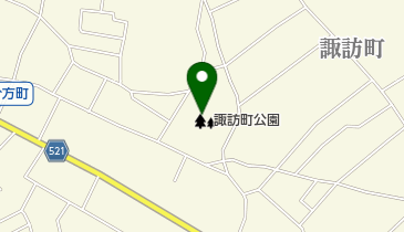 諏訪神社の地図画像