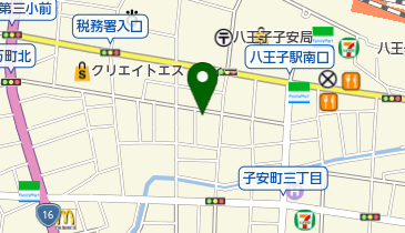 ホシザキ東京株式会社八王子営業所の地図画像
