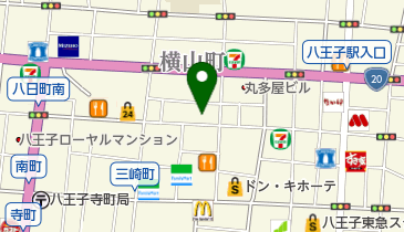 HAIR・SPACE・CLASSY-HOTROD-八王子店の地図画像