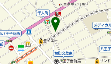 サロンド、イヴローズハイツ踏切り前店の地図画像