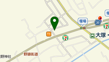 美容室LUCKの地図画像