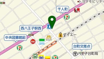フォーラム西八王子店の地図画像