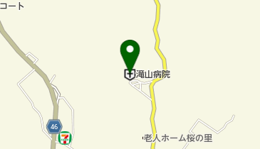 滝山病院の地図画像