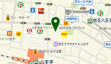 ドスパラ八王子店の地図画像