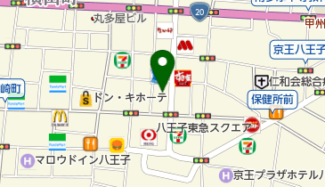 メガネのアド八王子中央店の地図画像