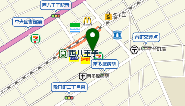カットマート 西八王子店の地図画像
