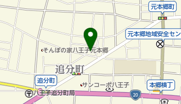 中口理容所の地図画像