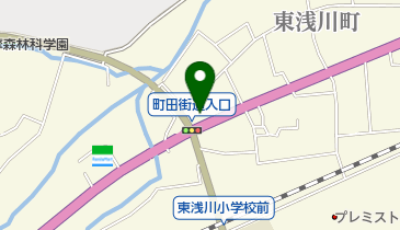 中里理容店の地図画像