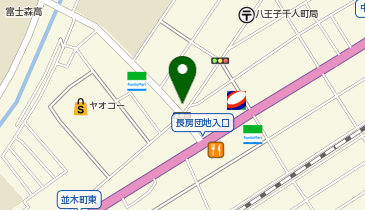 ヘアーマースの地図画像