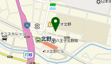 理容キタノの地図画像