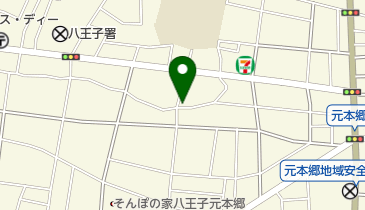 理容福田の地図画像